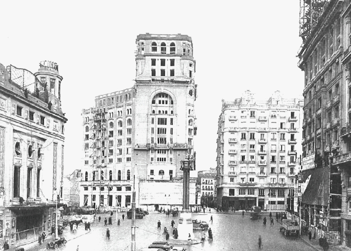 Plaza del Callao, 1927.