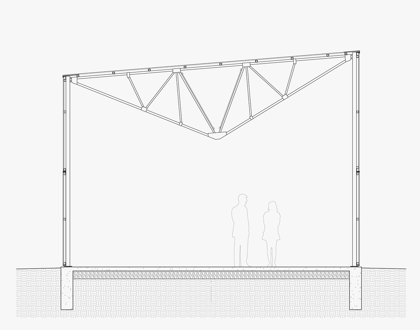 Pavilion section.