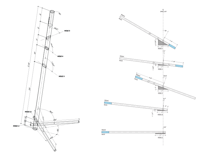 View Pole geometry frames foreground, middleground and background