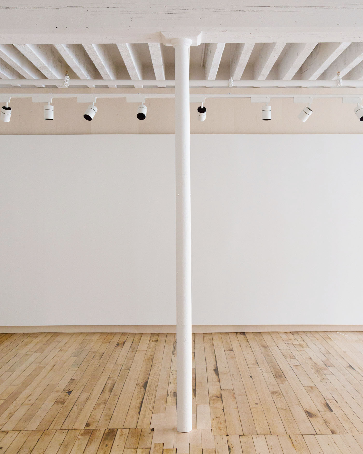 Column & wall.